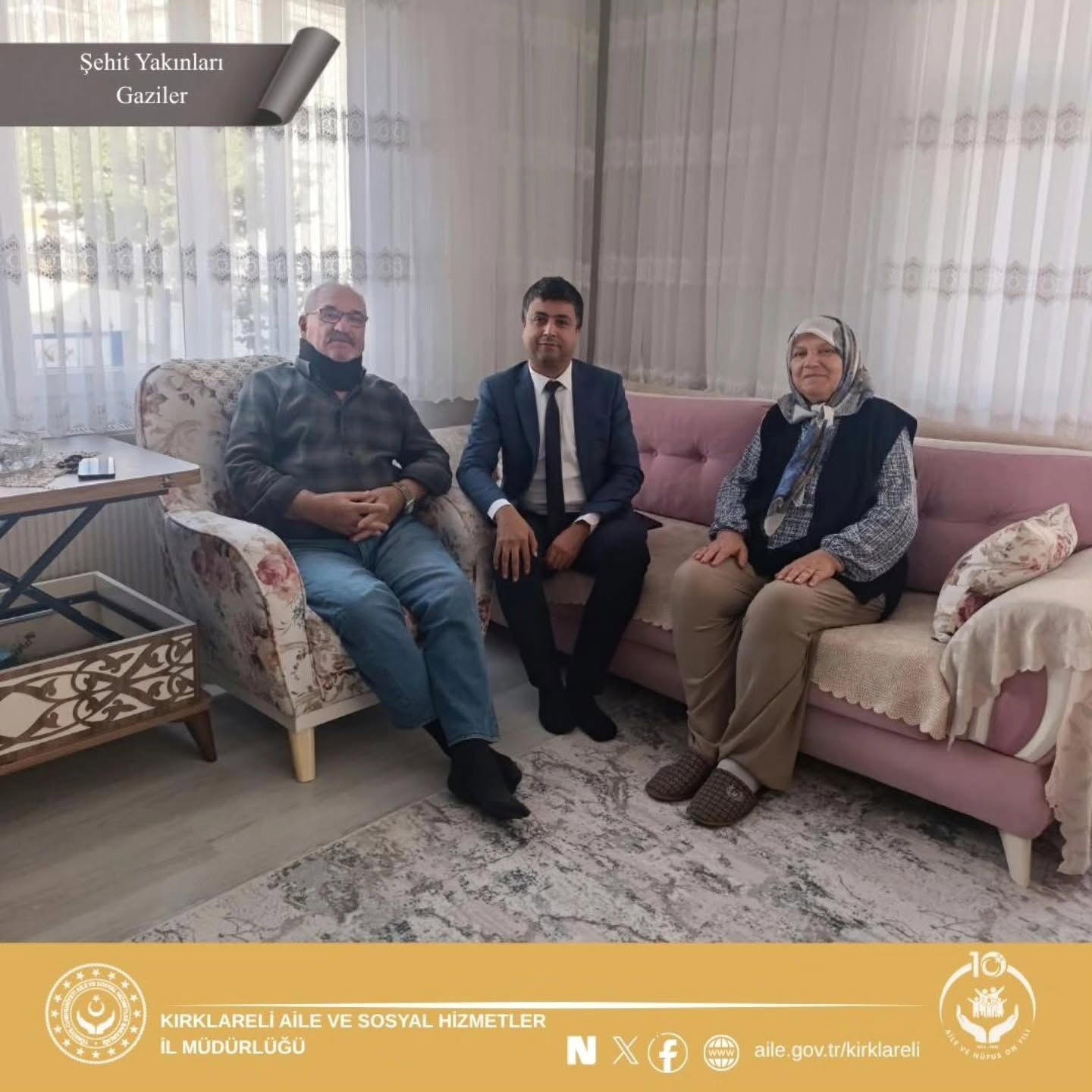 Kıbrıs Gazisi Bekir Özden’e Geçmiş Olsun Ziyareti