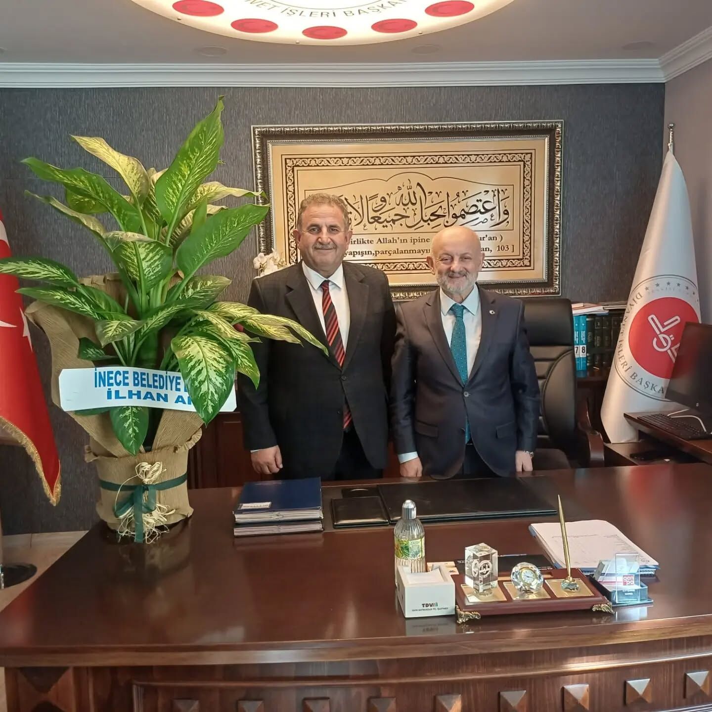 İnece Belediye Başkanı Arı’dan Müftü Işıldar’a ziyaret