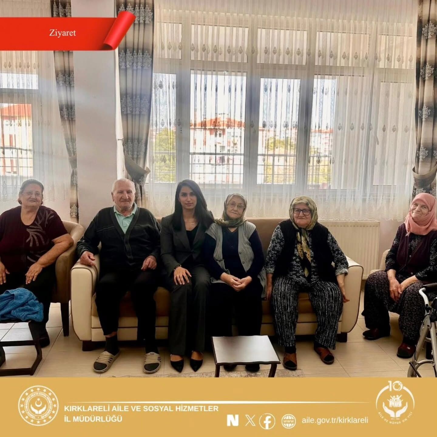İl Müdürü Kumaş’tan Lüleburgaz’daki Huzurevi Sakinlerine Ziyaret
