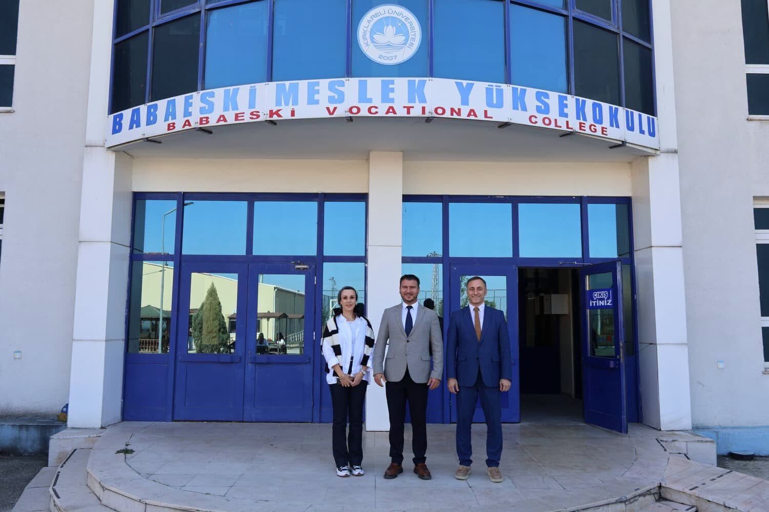 Başkan Yayla’dan Babaeski MYO’ya ziyaret
