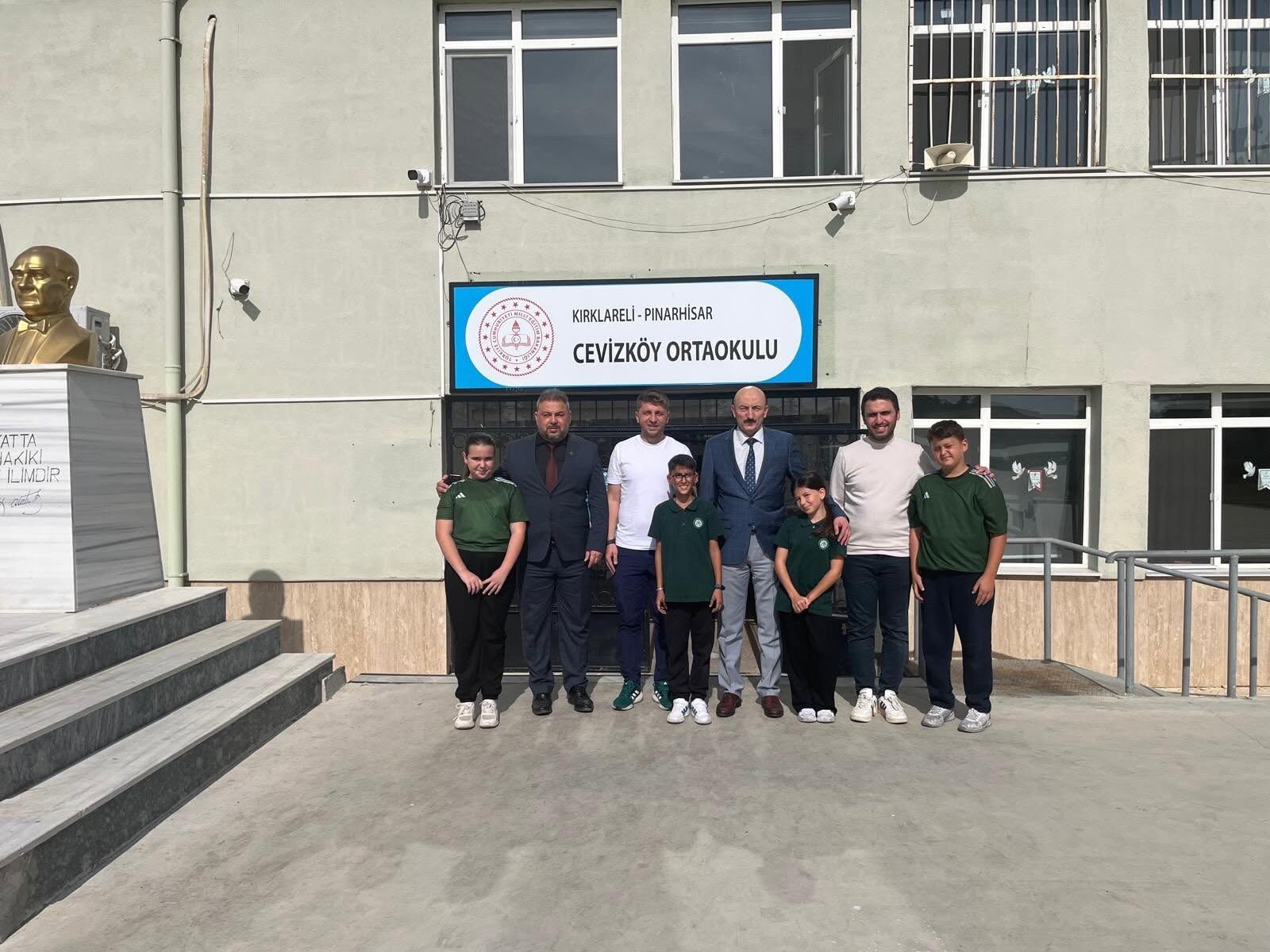 Müdür Altınöz’den Cevizköy Ortaokuluna Ziyaret