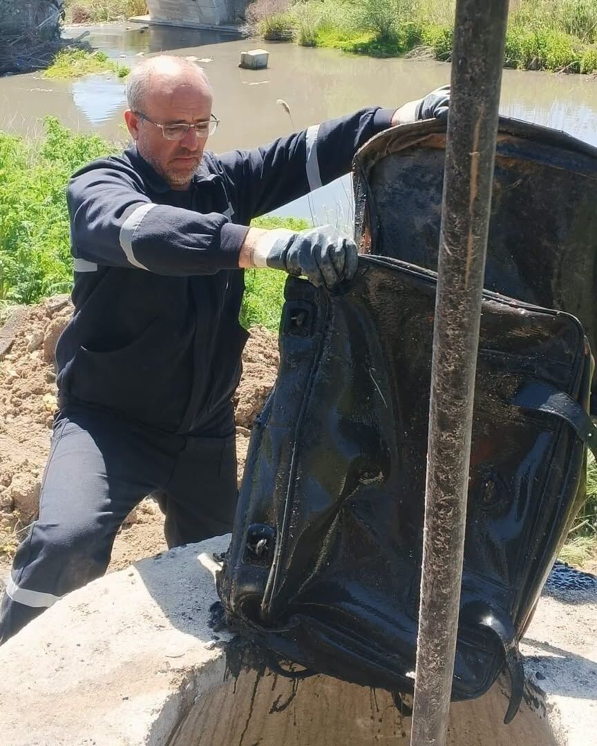 Lüleburgaz’da Yağmur Suyu Hattından Bavul Çıktı