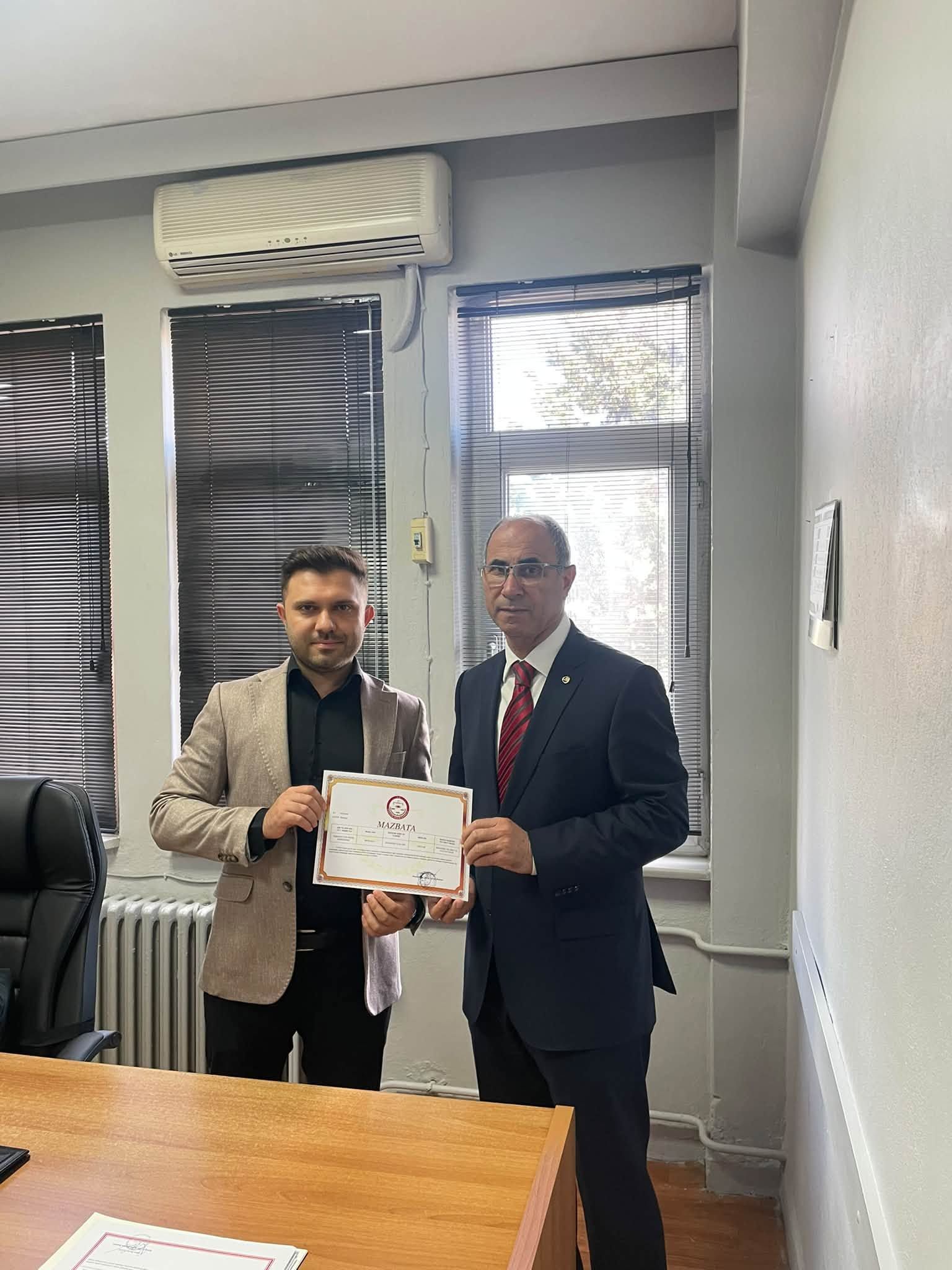 Babaeski TSO’da Yeni Dönem Üyelerine Mazbataları Verildi