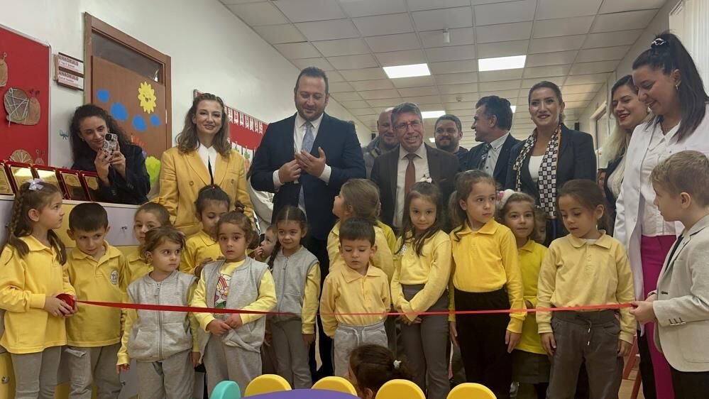 Tekirdağ'da Yavuz Sultan Selim Anaokulu'na yeni kütüphane