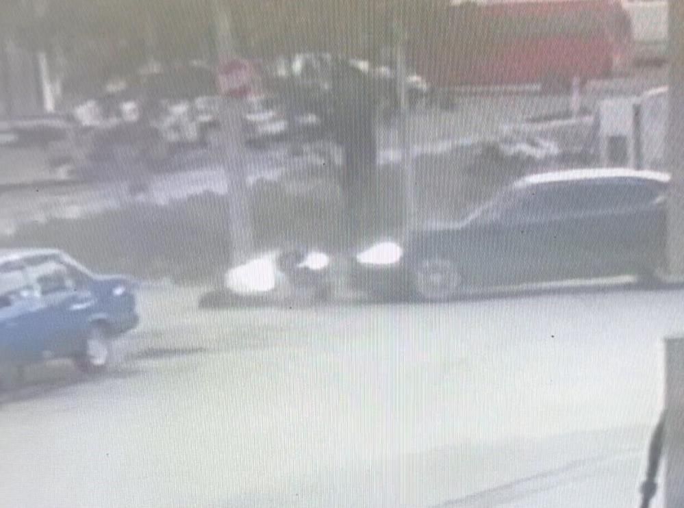 Edirne’de motosiklet kazası kamerada