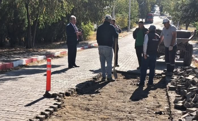 Alpullu’da Ordu Caddesi’nde Yol Bakım Çalışması Tamamlandı